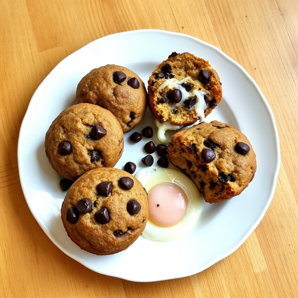 Leckere Schokoladenstückchen-Muffins