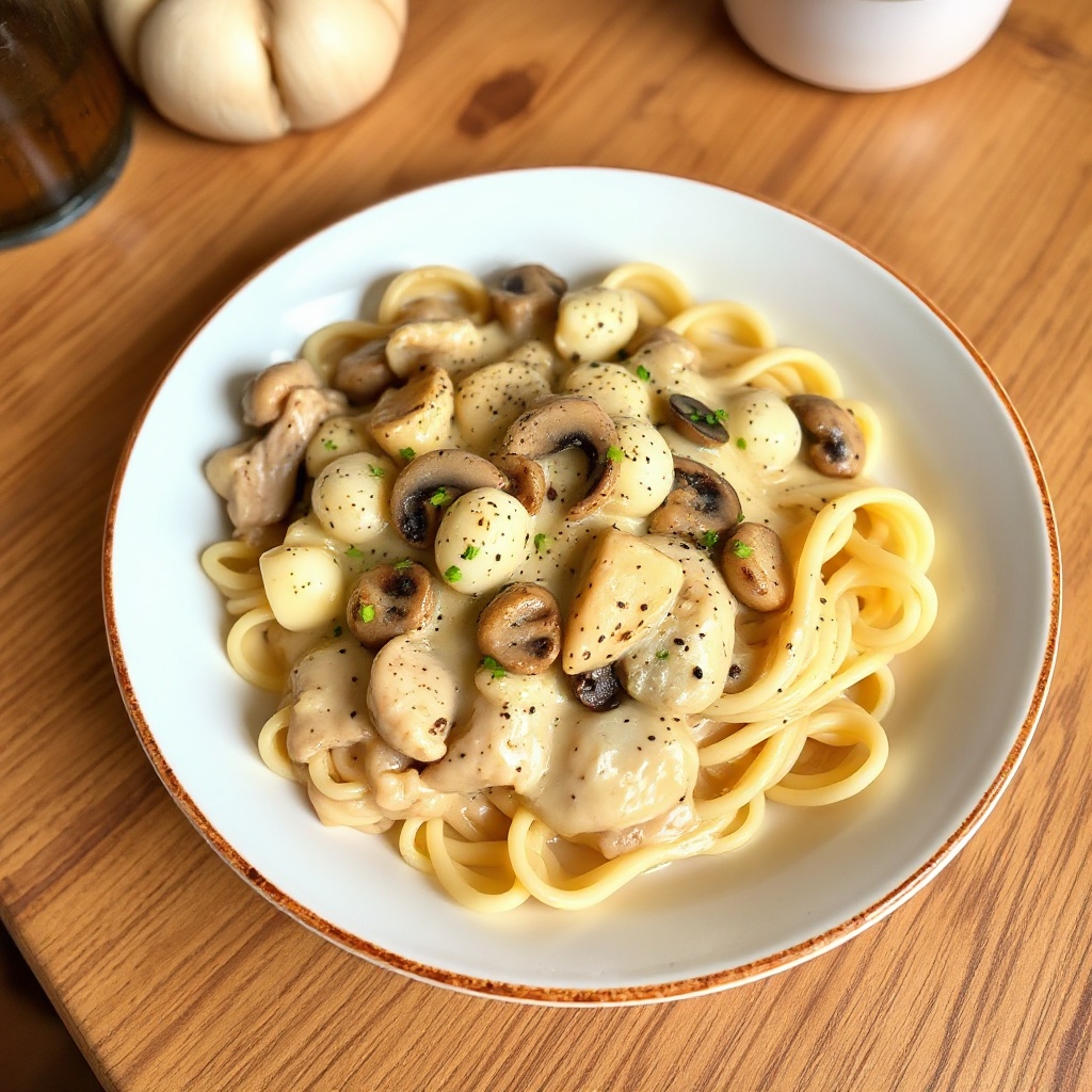 Stroganoff di Pollo Cremoso con un Tocco Speciale