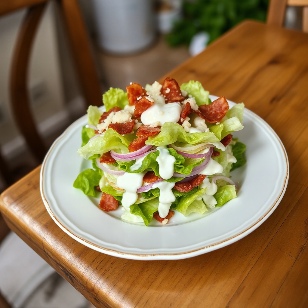 Insalata Estiva a Strati con Salsa Cremosa