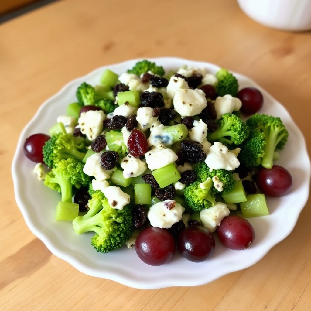 Crunchy Broccoli Grape Salad
