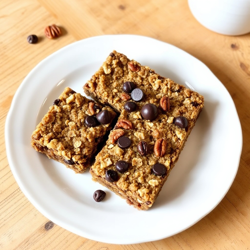 Barrette di Avena al Cioccolato e Noci