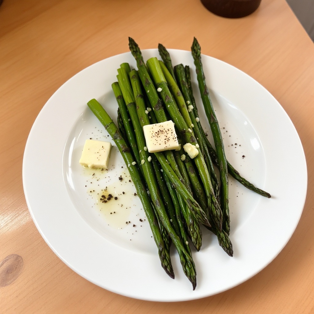 Asparagi al Burro all'Aglio