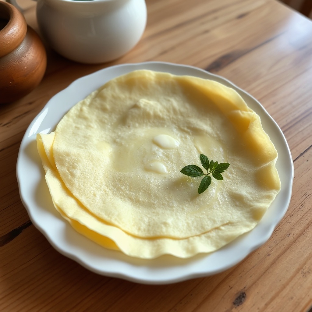 Zarte Vanille-Crêpes