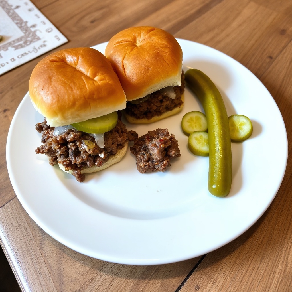 Herzhafte Rindfleisch-Slider