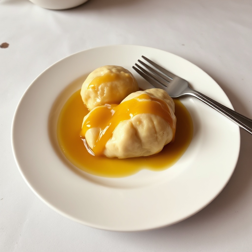 Dumplings al Forno con Sciroppo Dorato