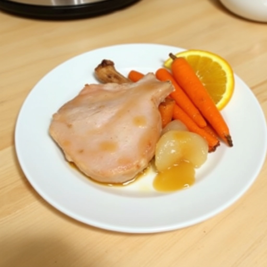 Slow Cooker Pork Chops with Citrus Glaze