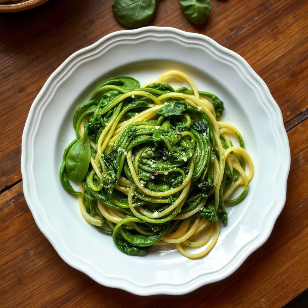 Hausgemachter Spinat-Pasta-Teig