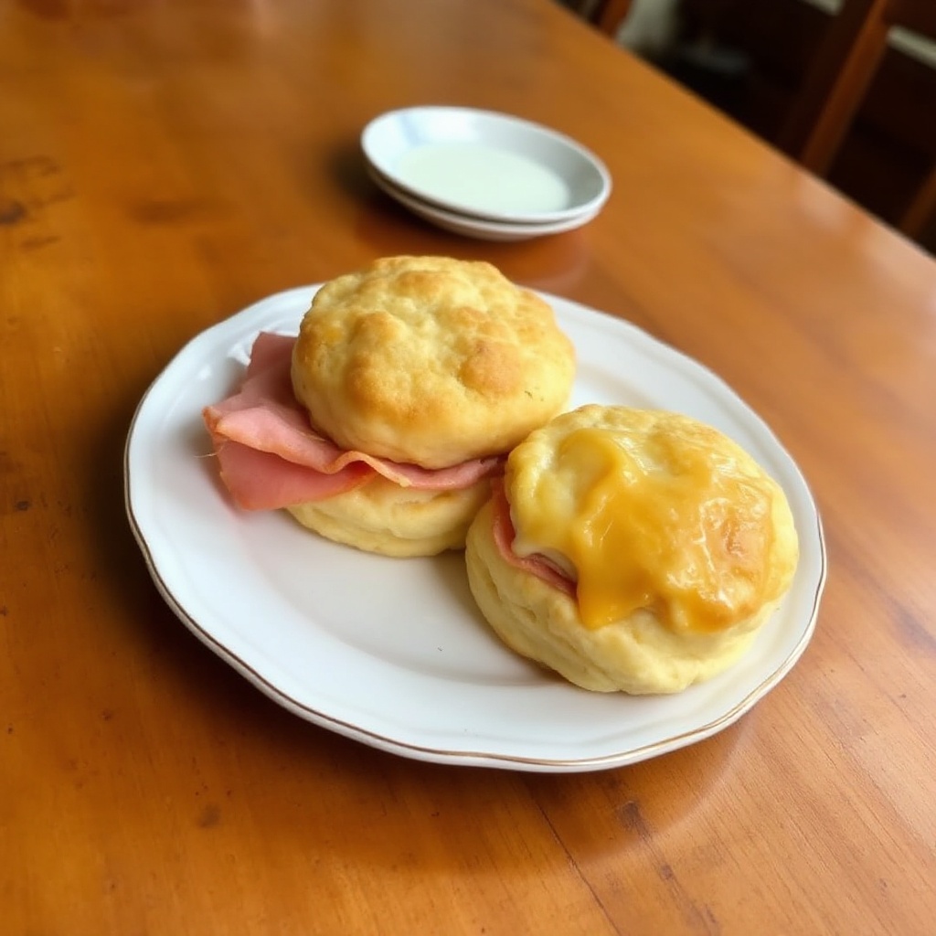Herzhafte Schinken-Käse-Brötchen