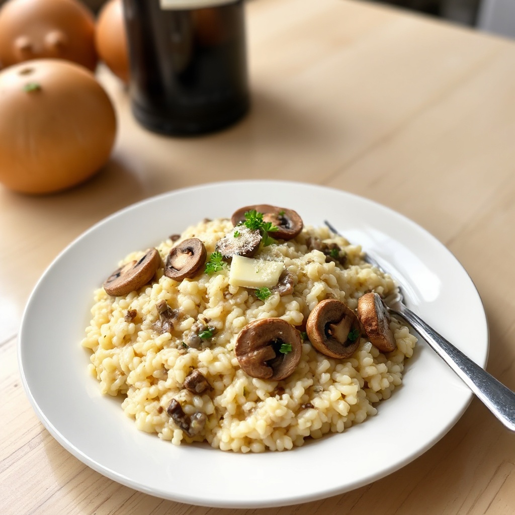Risotto ai Funghi Cremoso al Forno