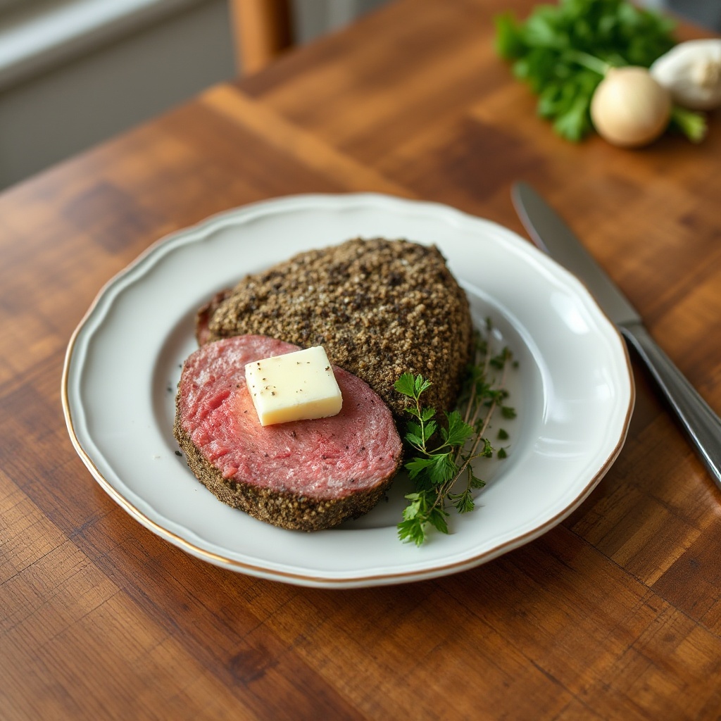 Arrosto di Prime Rib con Crosta di Erbe