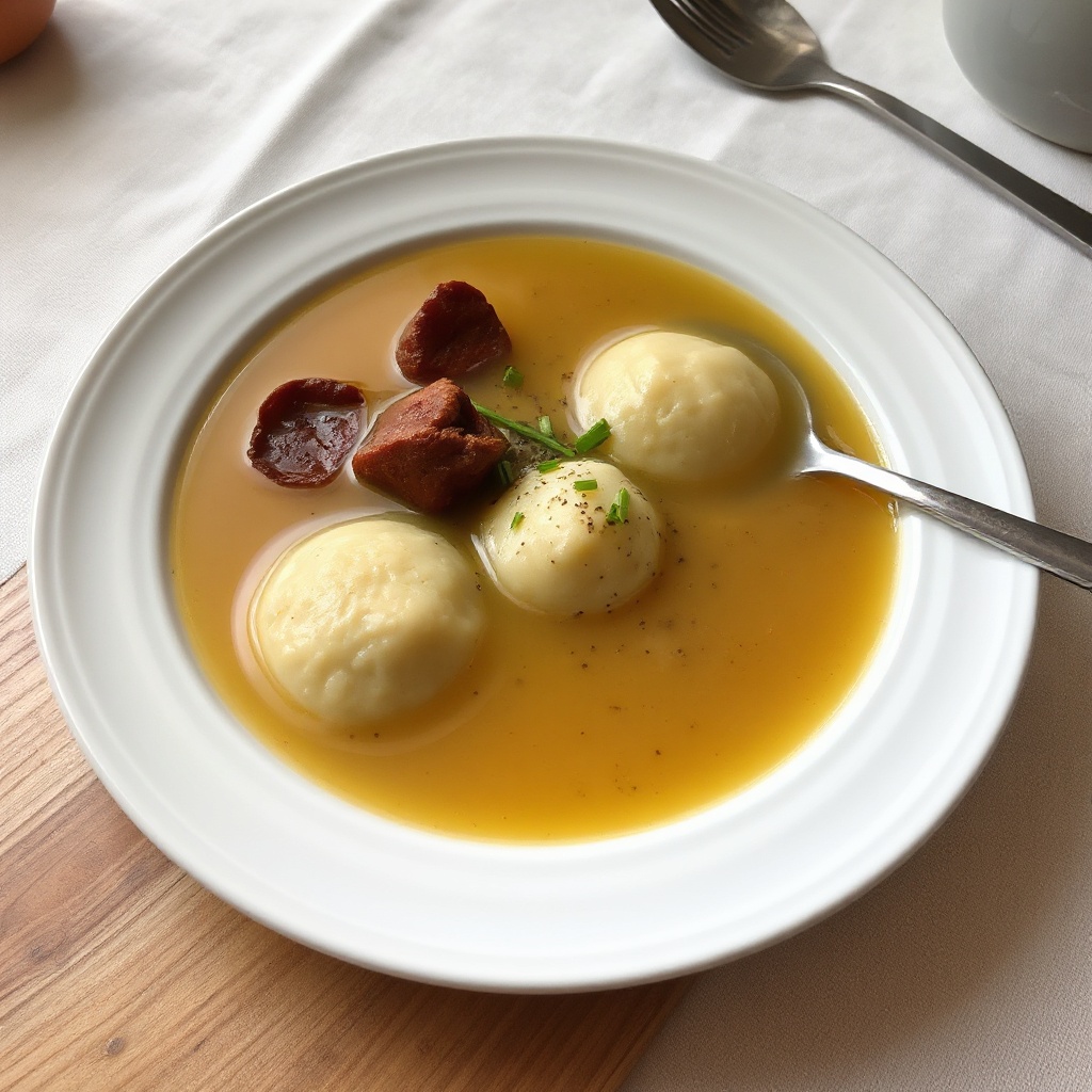 Österreichische Grießnockerlsuppe