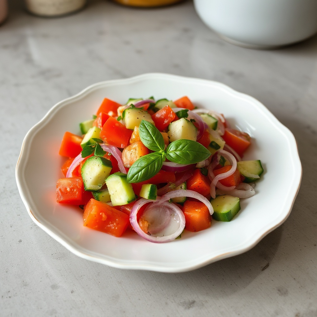 Insalata di Verdure Estive Vivaci