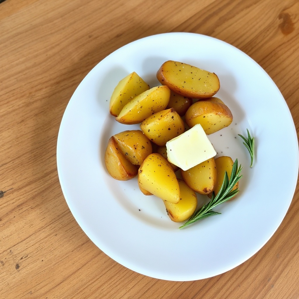 Goldene Kräuter-Röstkartoffeln