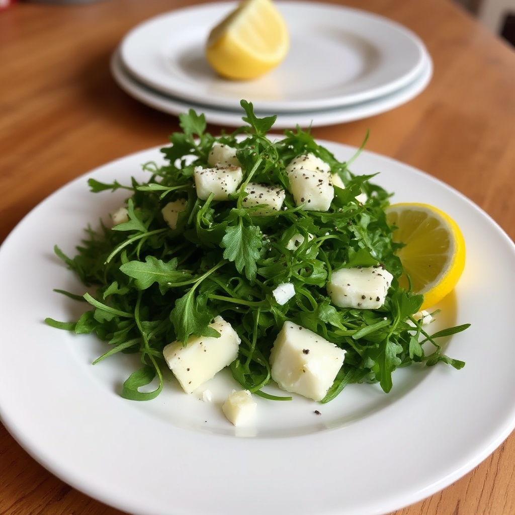 Insalata di Formaggio e Rucola Piccante