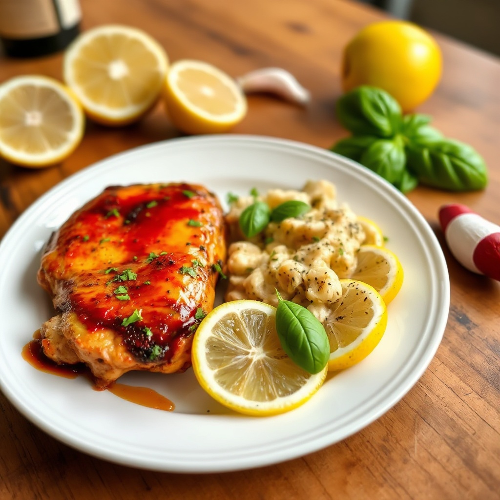 Würzige Kräuter BBQ Hähnchenmarinade