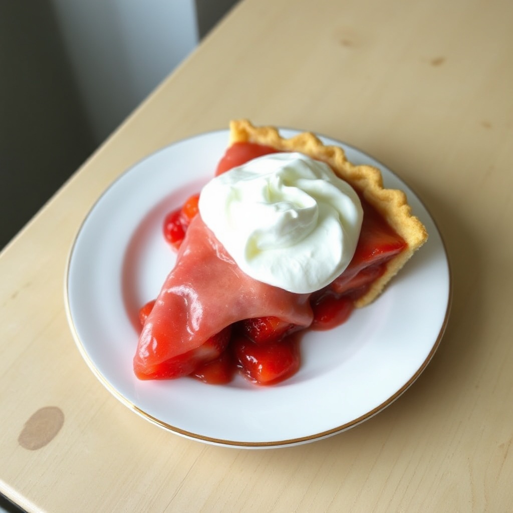 Crostata di Fragole Glassa