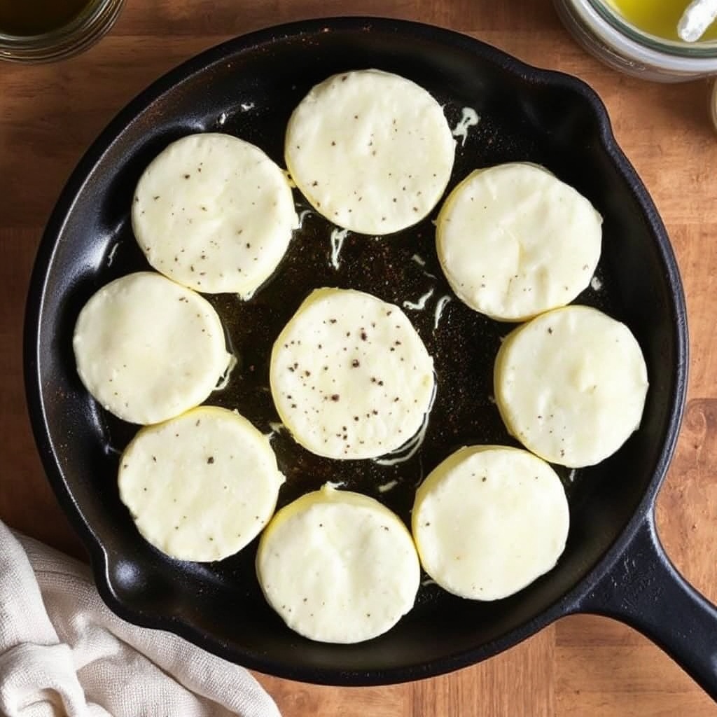 Pan-Fried Caciocavallo Cheese