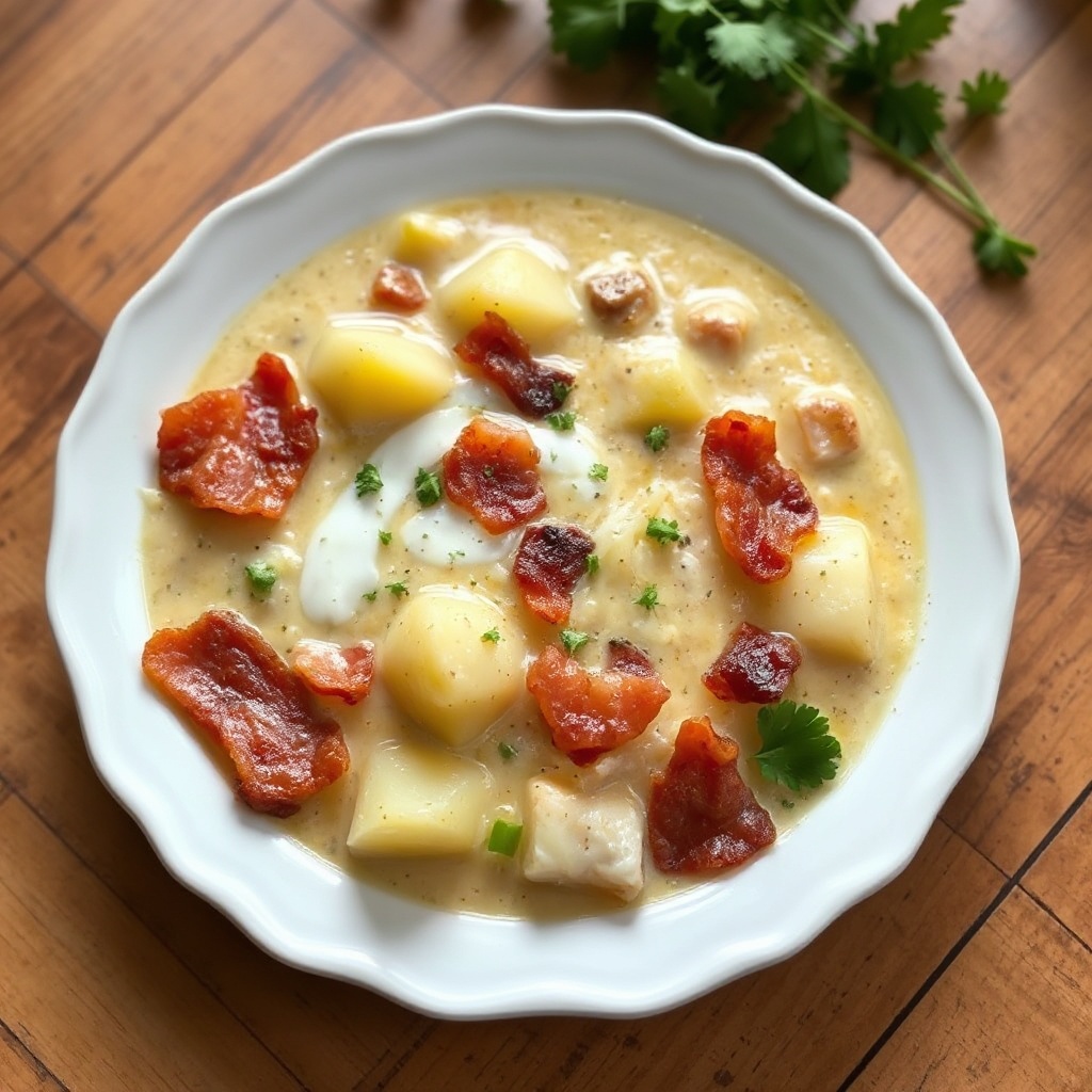 Cremige Speck-Kartoffelsuppe