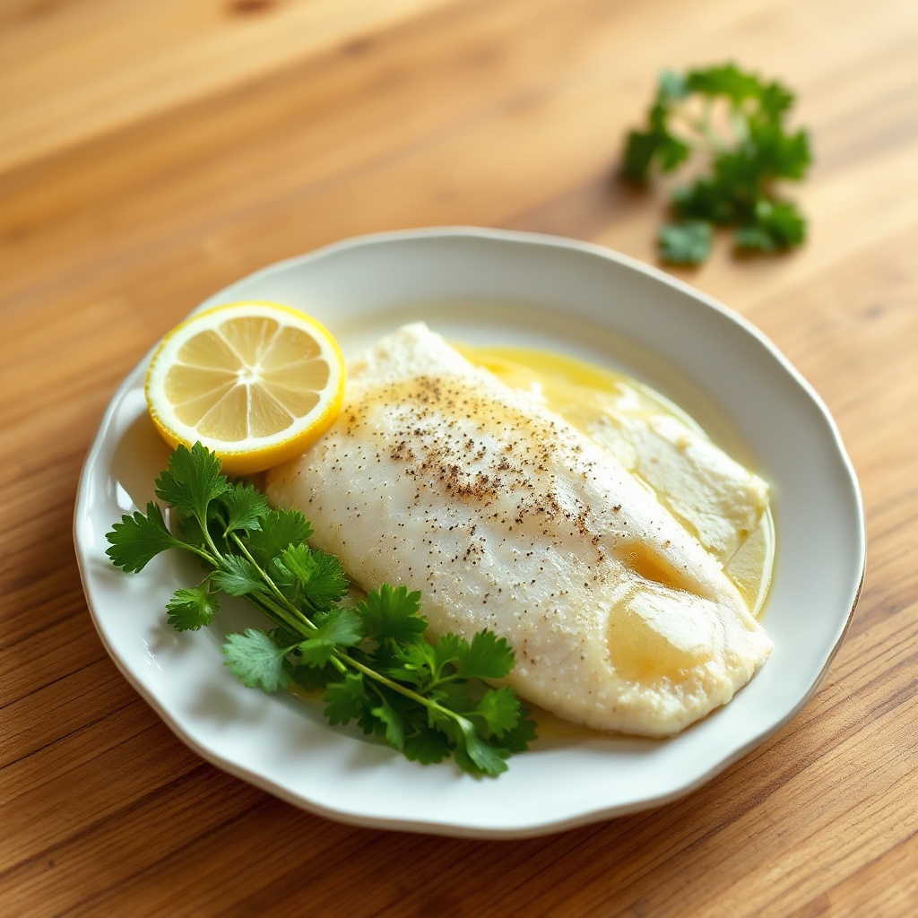 Tilapia Saltata con Salsa di Burro al Limone