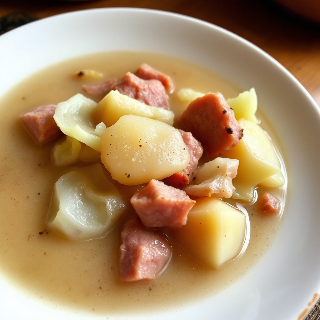 Savory Ham and Cabbage Chowder
