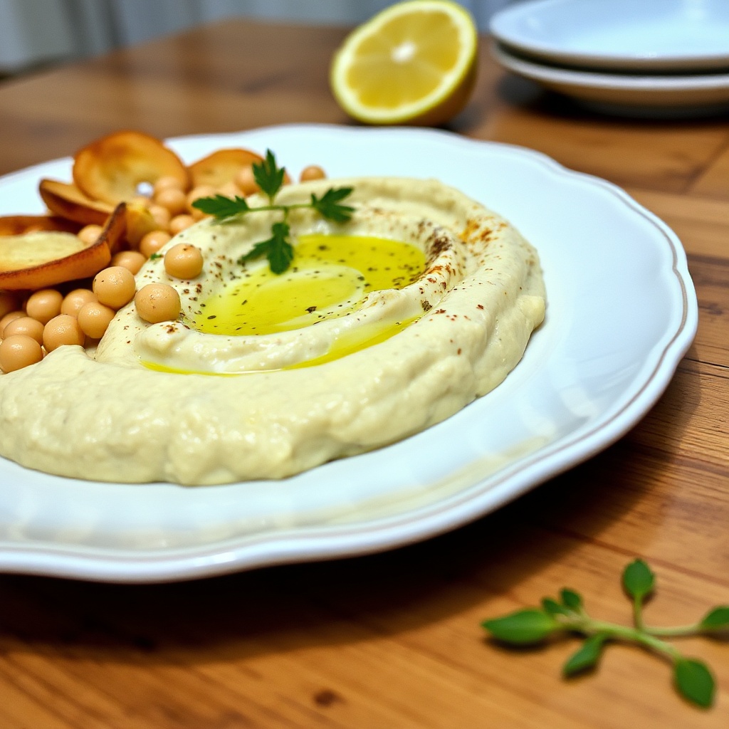 Hummus Cremoso al Limone e Aglio