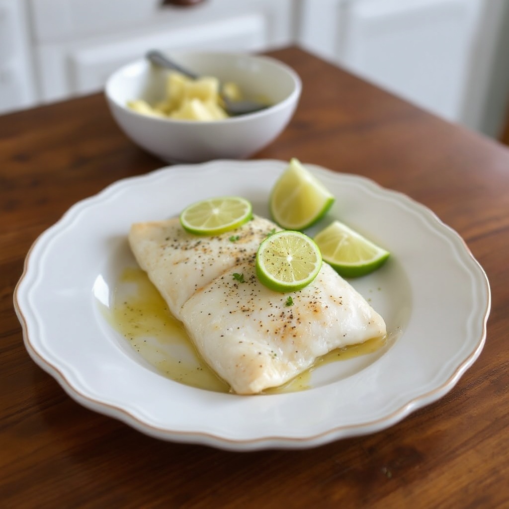 Zesty Lime Butter Tilapia