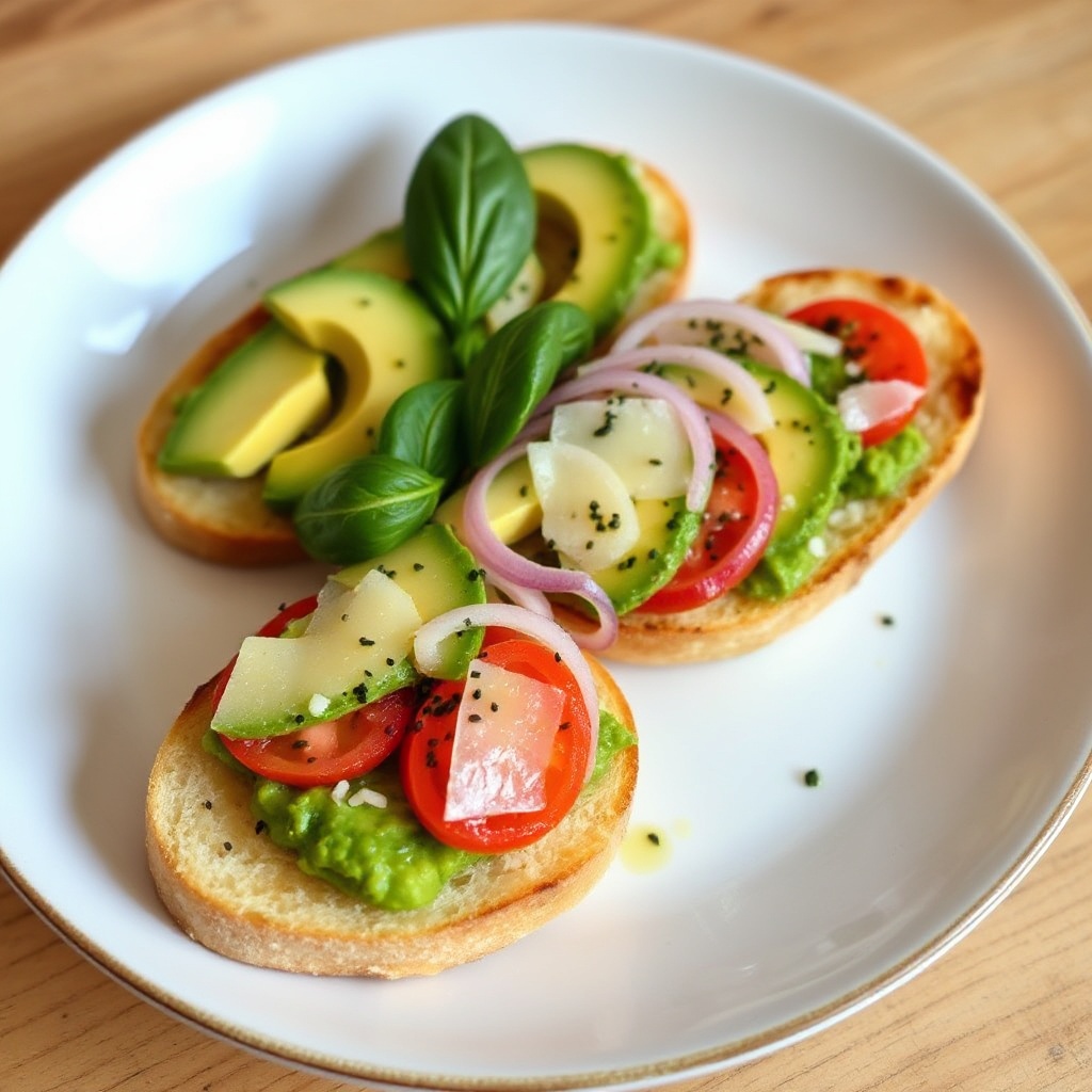 Zesty Avocado Crostini