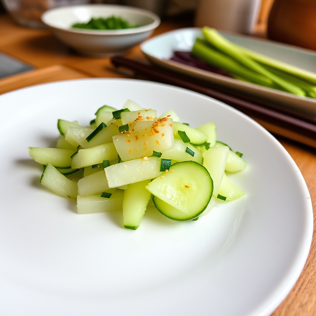 Spicy Wasabi Cucumber Delight