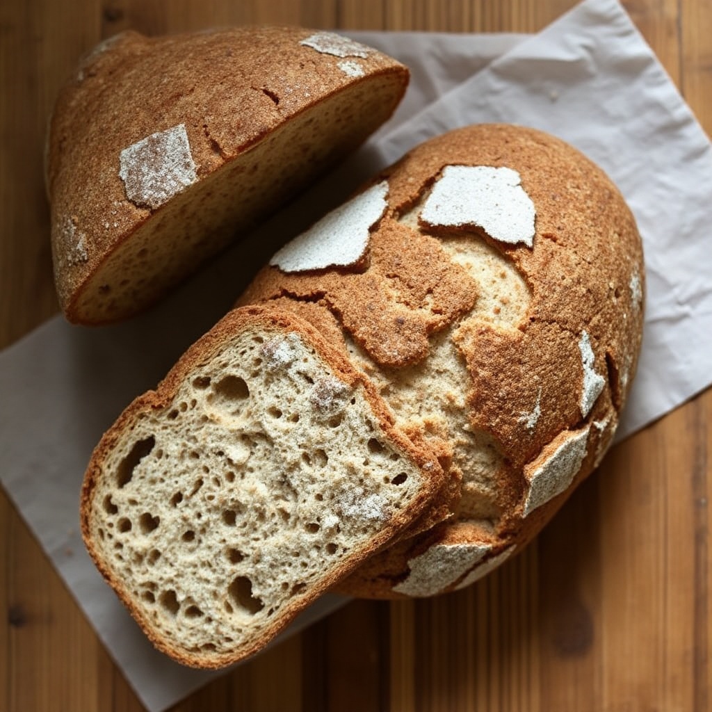 Fluffy 100% Rye Sourdough Bread