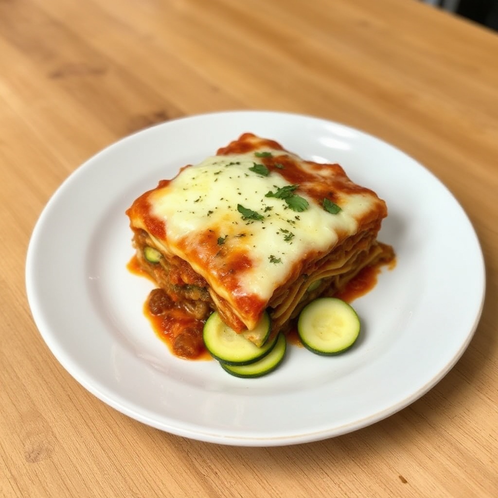 Zucchini- und Ricotta-Lasagne-Auflauf
