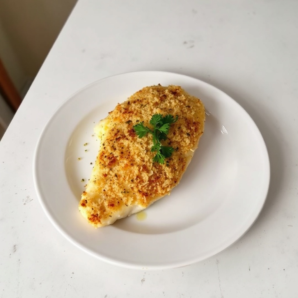 Crispy Parmesan Herb Baked Cod
