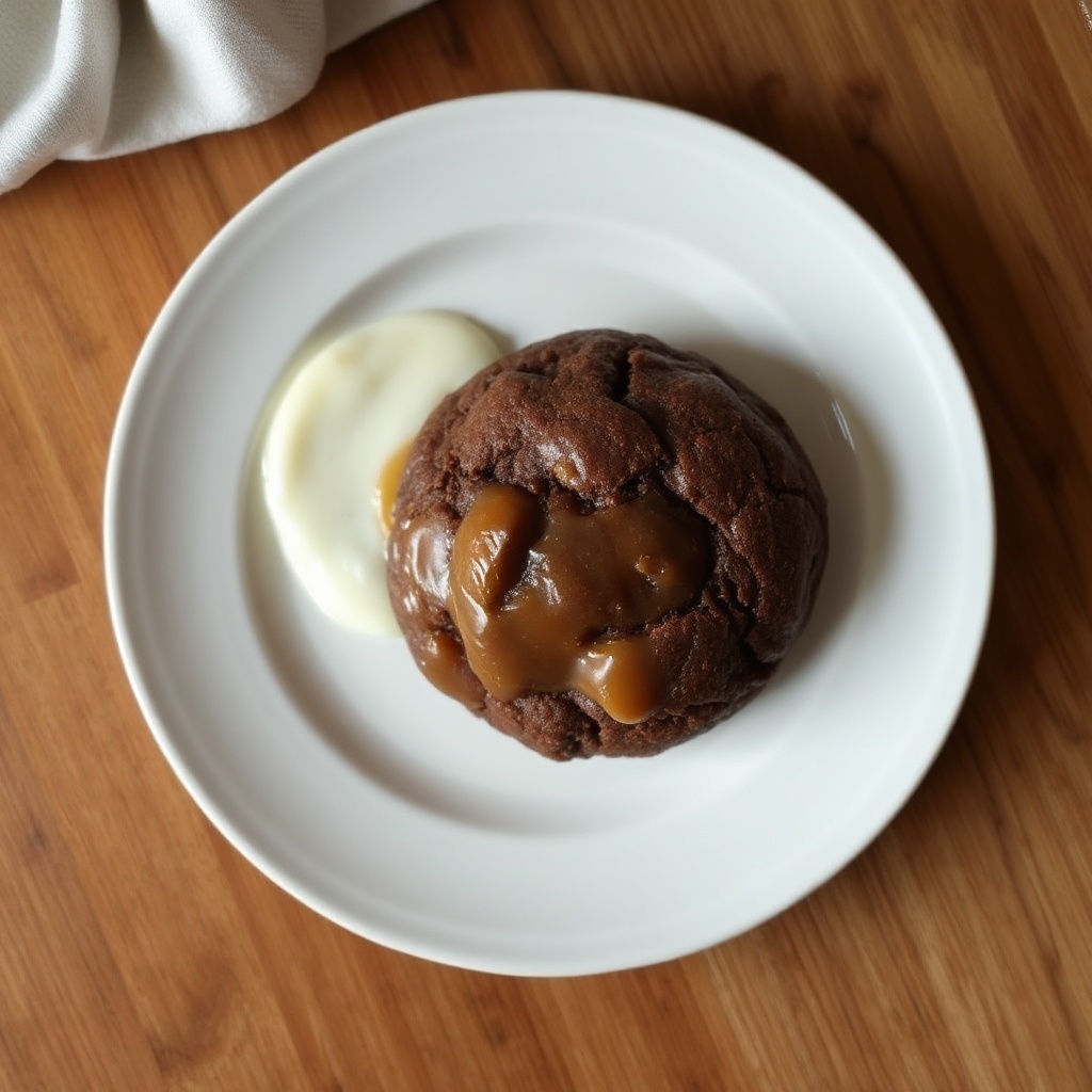 Gooey Caramel Chocolate Cookies