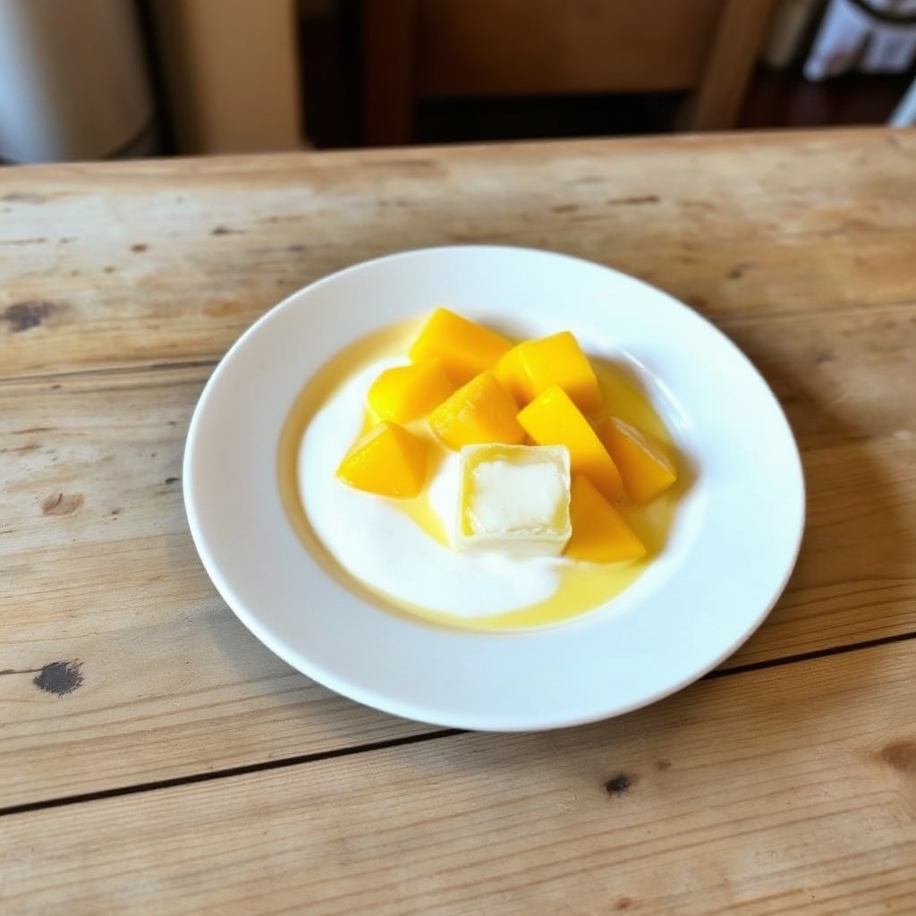 Tropical Mango Yogurt Smoothie