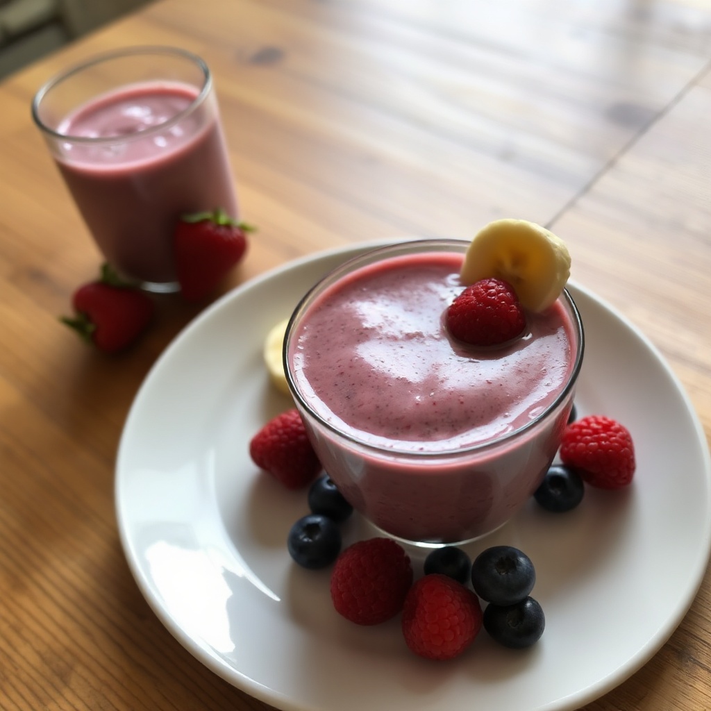 Berry Ginger Smoothie Delight