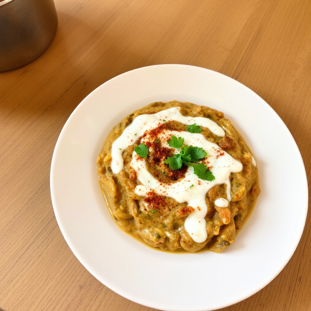 Creamy Spiced Eggplant Mash