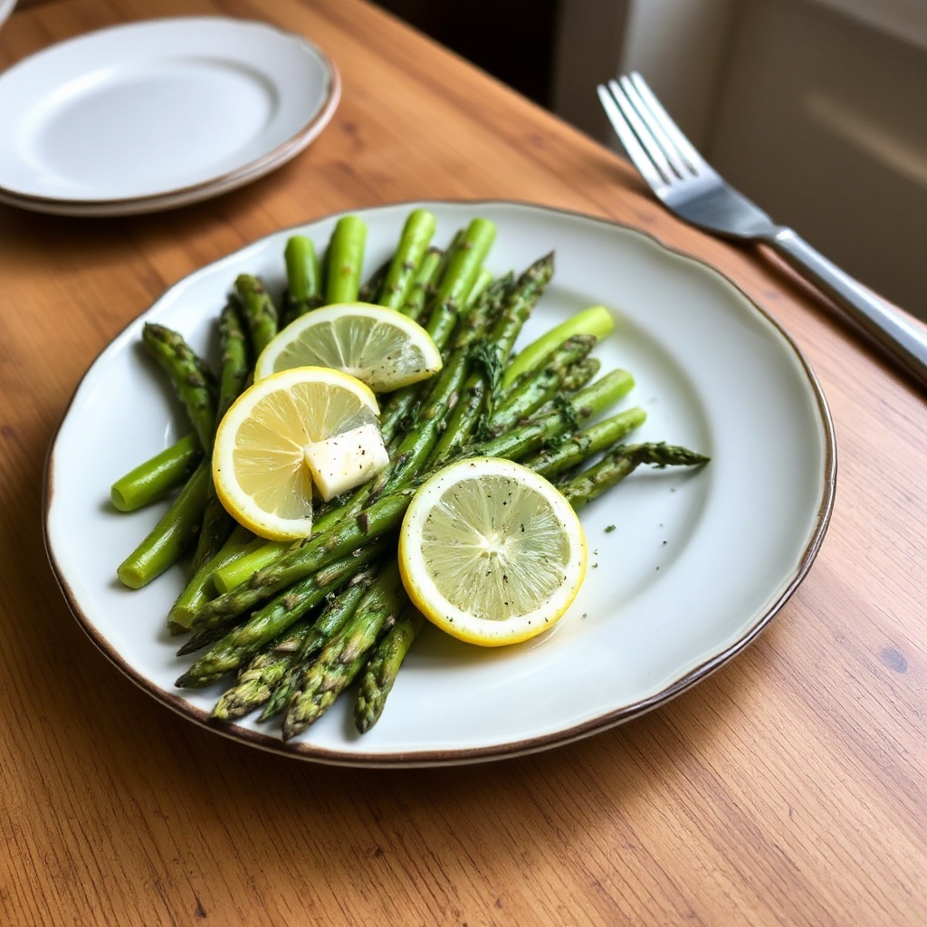 Zesty Lemon Butter Asparagus