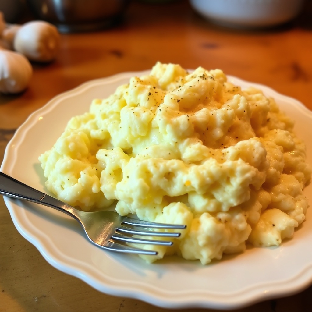 Purè di Cavolfiore Cremoso all'Aglio