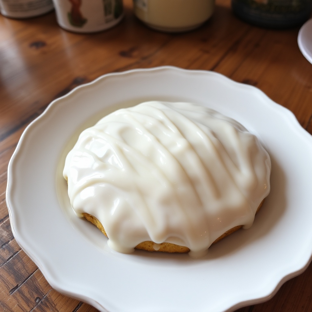 Creamy Vanilla Drizzle Icing