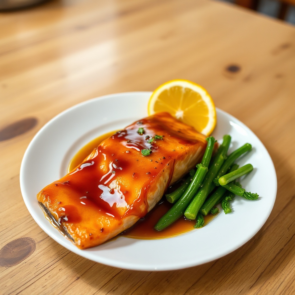 Salmone Glassato Dolce e Piccante