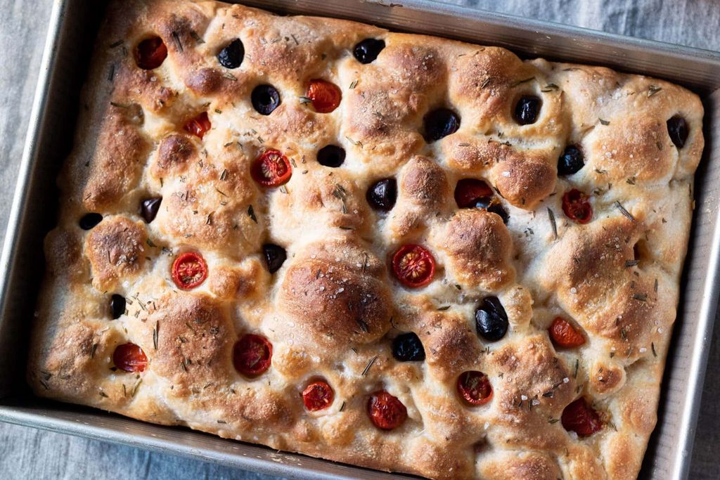A Simple Sourdough Focaccia