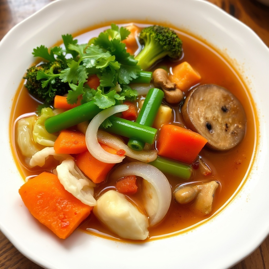 Herzhafte Gemüsesuppe