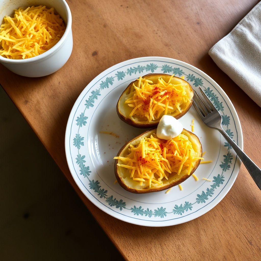 Barchette di Patate Ripiene al Formaggio