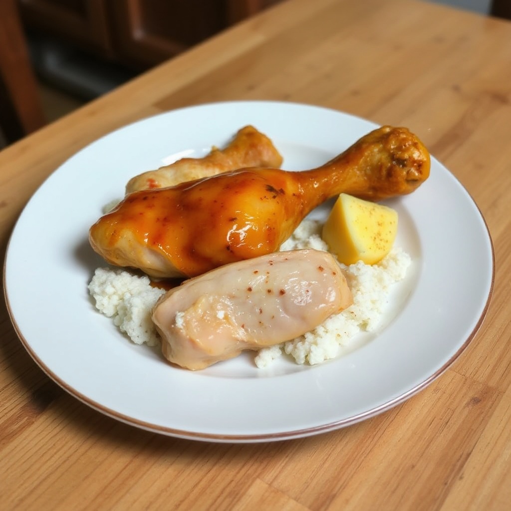 Süßes und Würziges Glasiertes Hähnchen