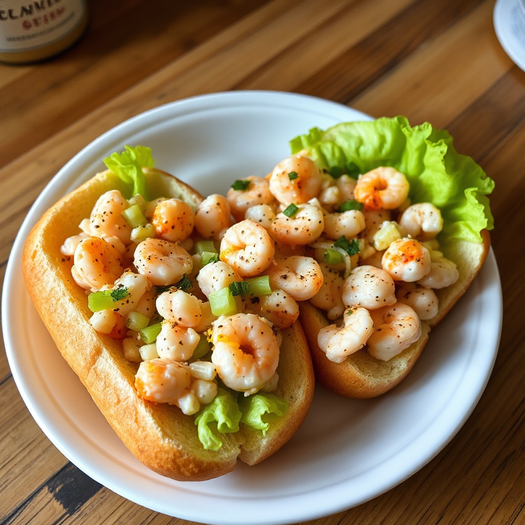 Tangy Shrimp Salad Sandwiches