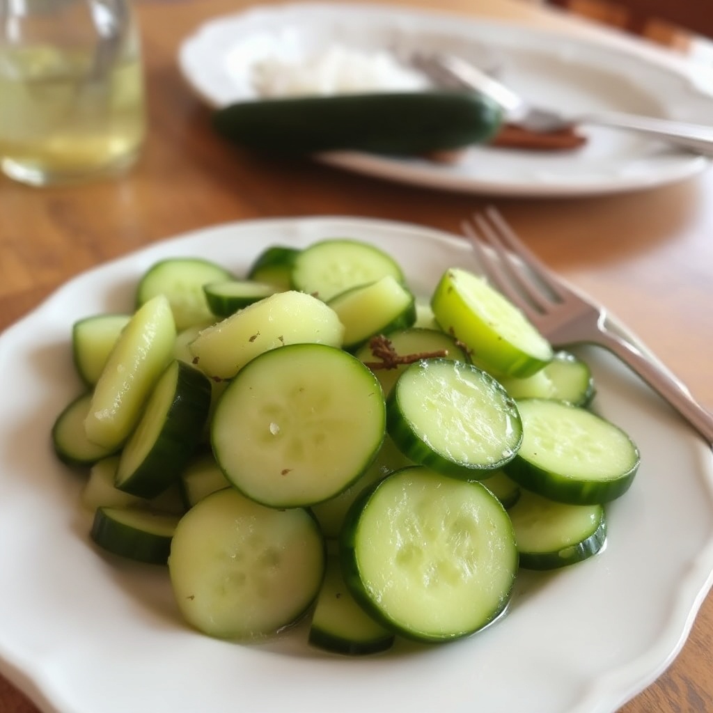 Quick and Tangy Pickled Cucumbers