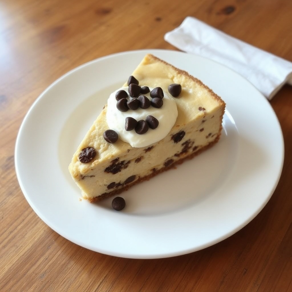 Chocolate Chip Cookie Dough Cheesecake
