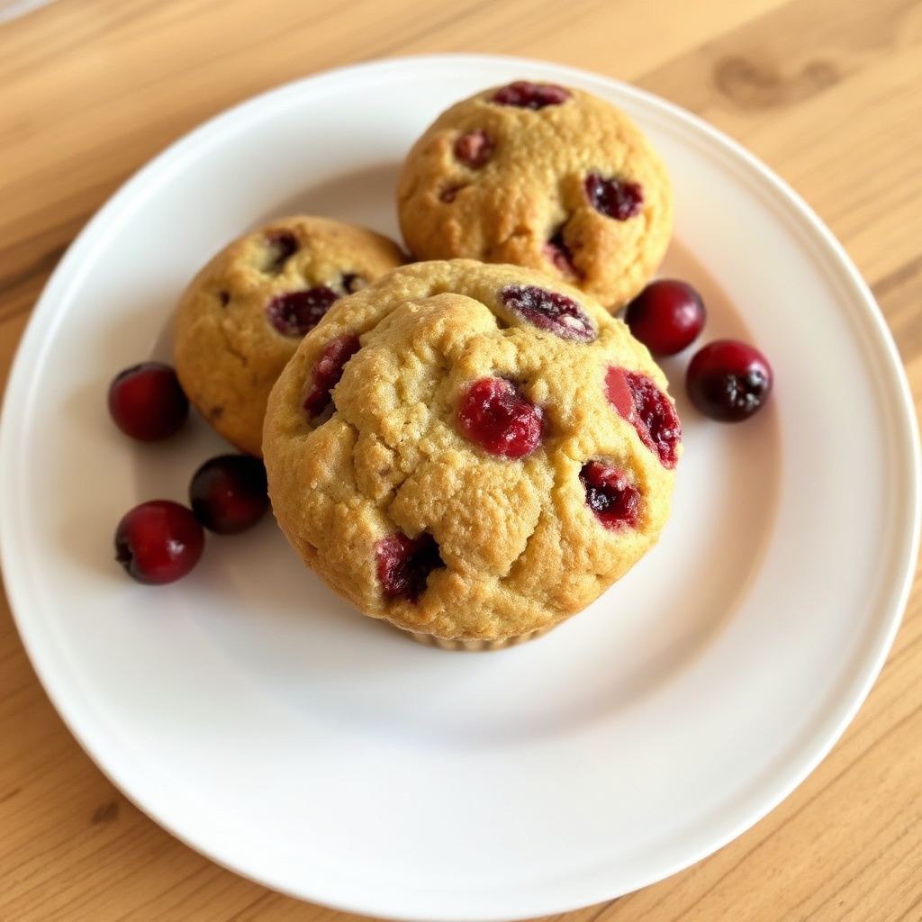 Muffin allo Yogurt e Mirtilli Rossi