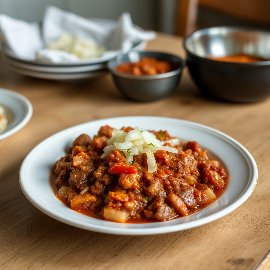 Savory Coney Island Chili