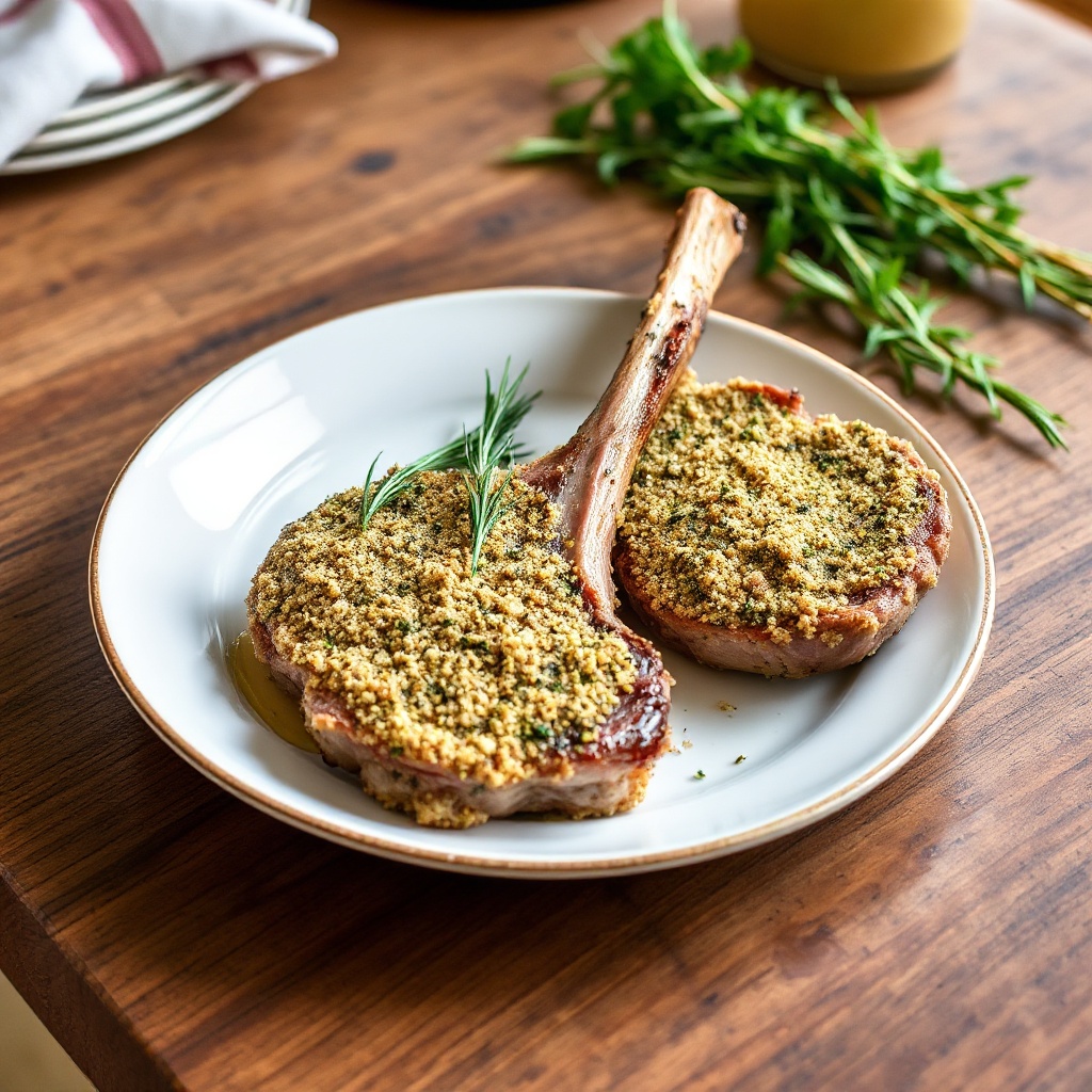 Herb-Crusted Lamb Chops