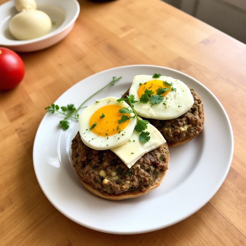 Hamburger Salati alle Erbe e Formaggio